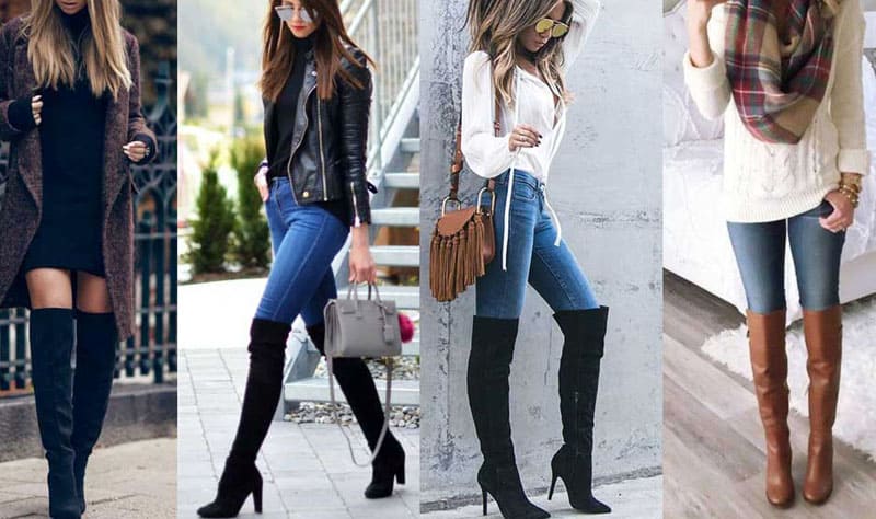 what to wear with knee high boots going out